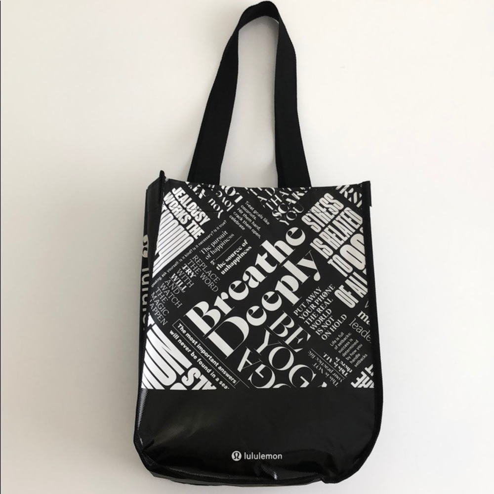 lululemon shopping bag